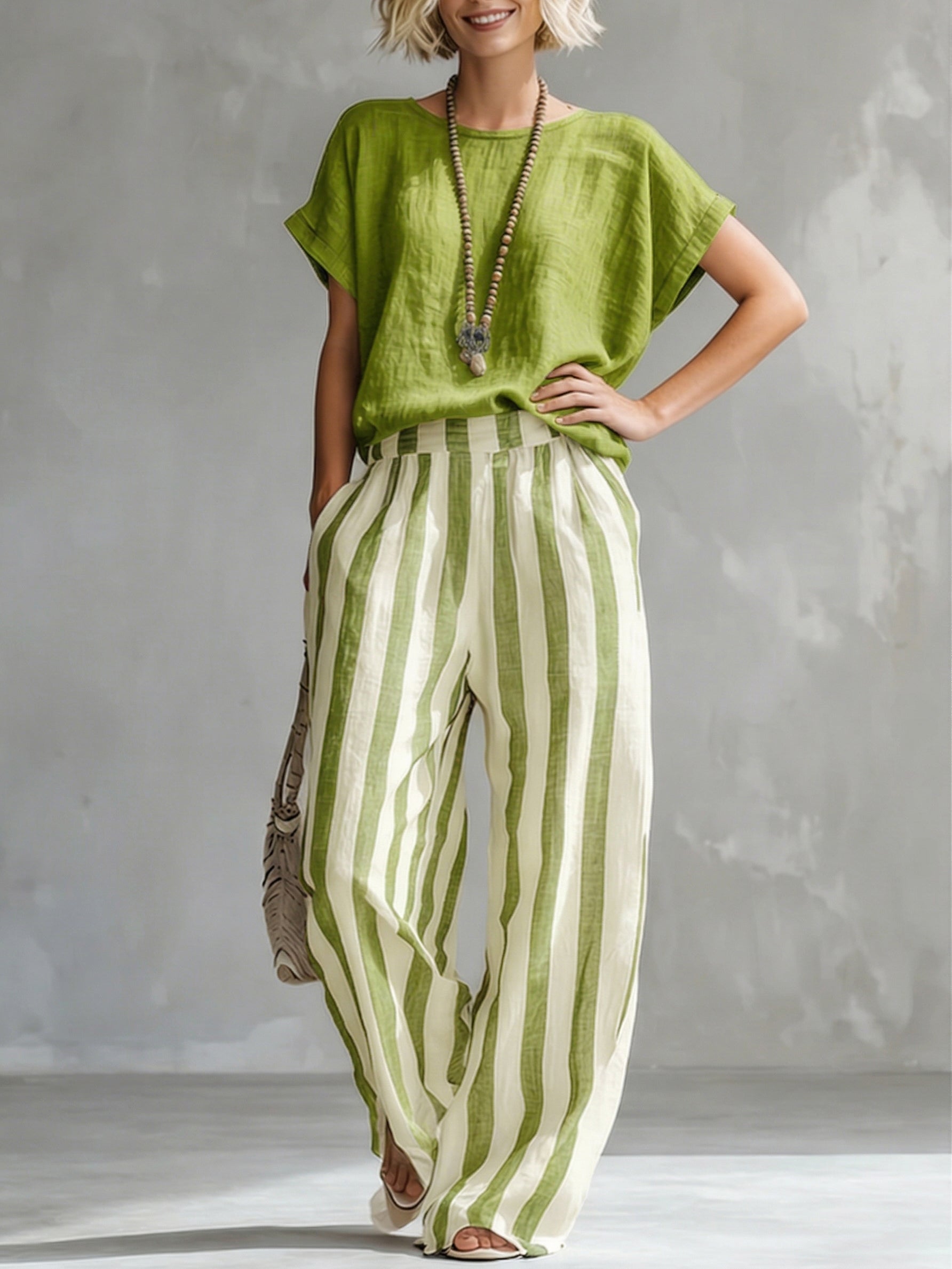 Sienna | Striped two-piece set