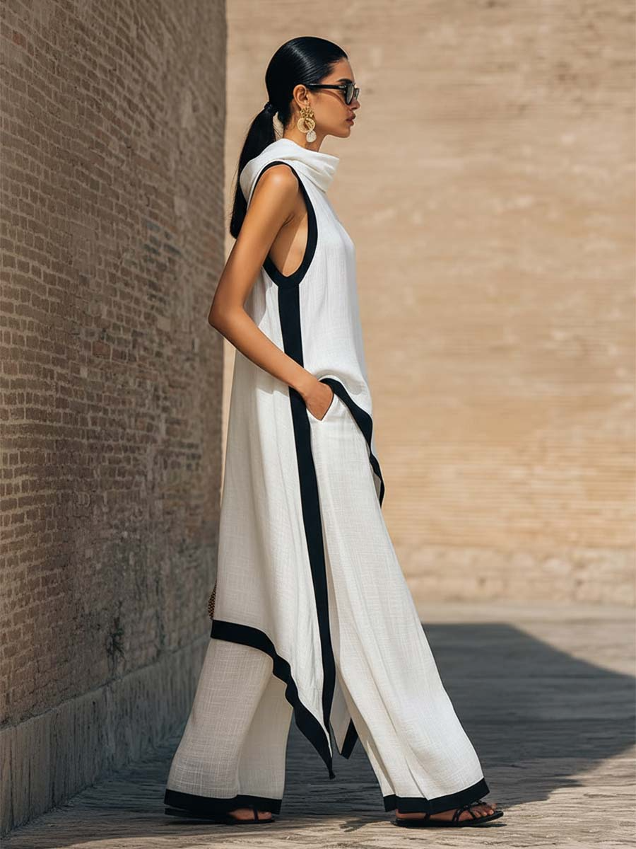 Amara | Artistic Set with Asymmetrical Cut