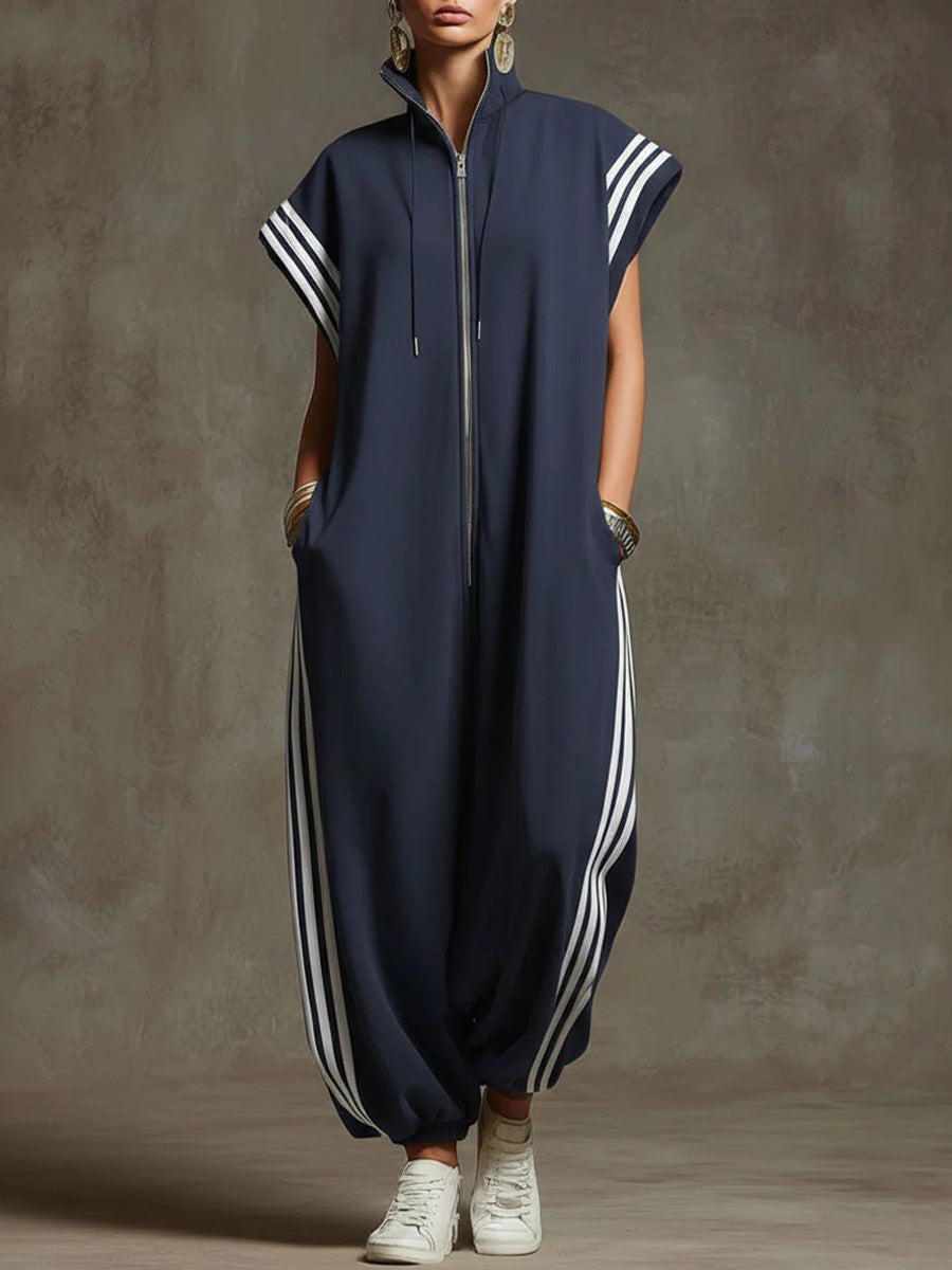 Noémie | Loose High Neck Jumpsuit