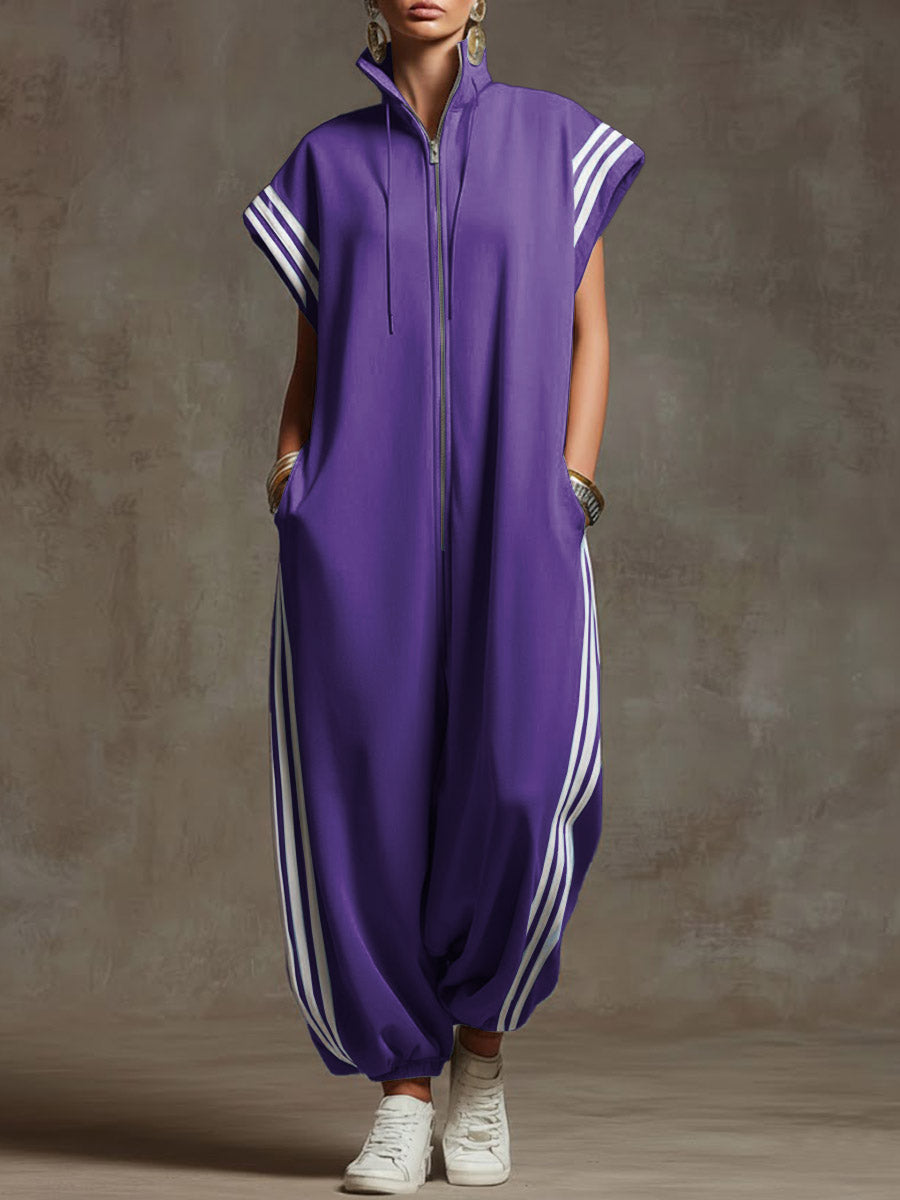 Noémie | Loose High Neck Jumpsuit