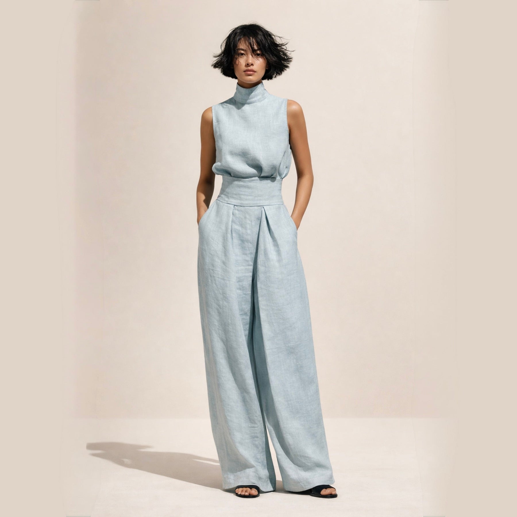 Elisa | Elegant High-Waisted Jumpsuit