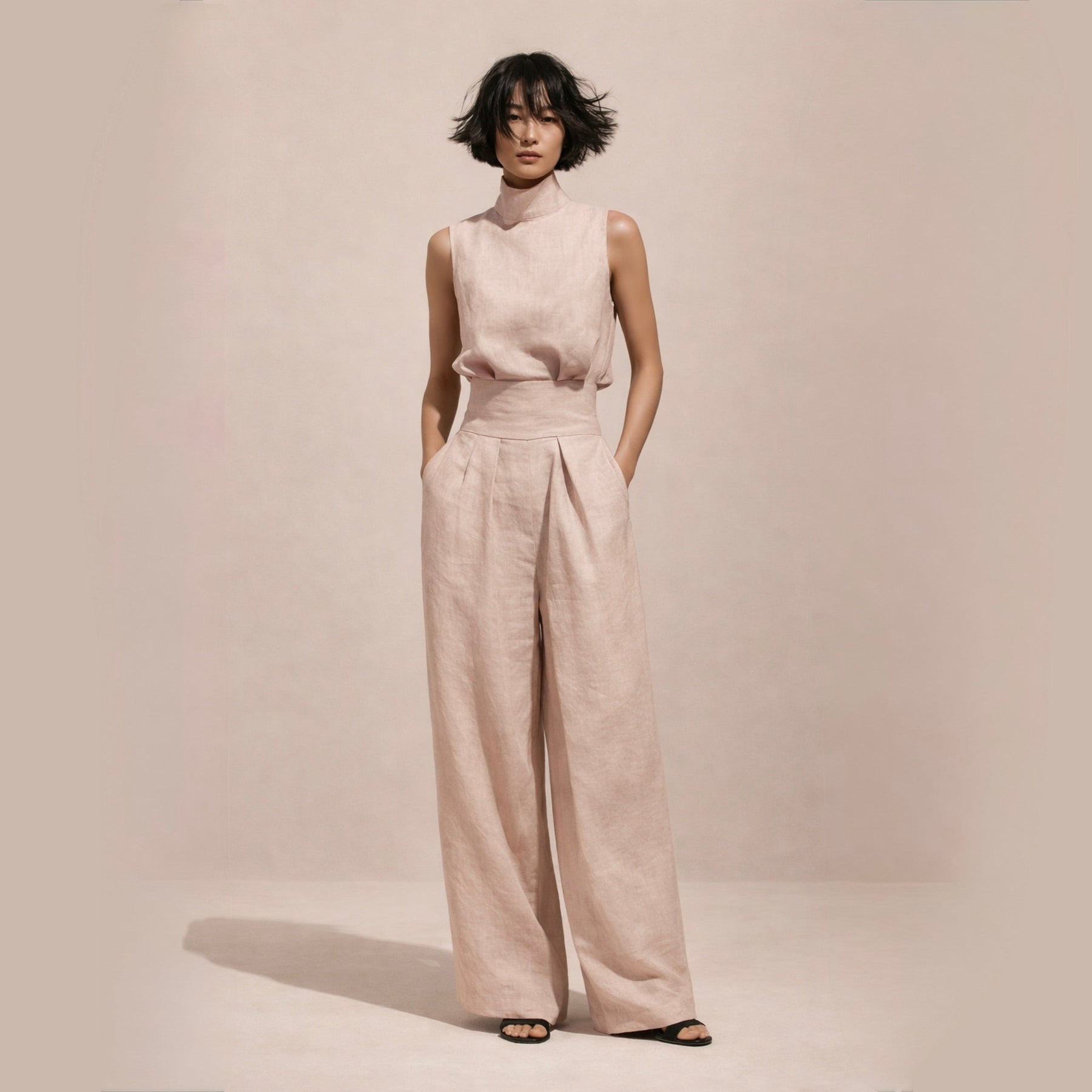 Elisa | Elegant High-Waisted Jumpsuit
